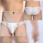 See-through Thin Transparent Silky Men's Low Waist Briefs - EX-STOCK CANADA