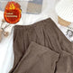 Autumn And Winter New High Waist Loose And Slimming Straight Casual Trousers - EX-STOCK CANADA