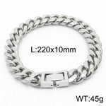 Cuban Link Chain Trimming Chain Jewelry Buckle Titanium Steel Bracelet - EX-STOCK Canada