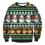 Autumn Winter Fashion Ugly Christmas Sweater Santa Elf Funny Pullover Womens Mens Print Sweaters Tops Clothing - EX-STOCK Canada