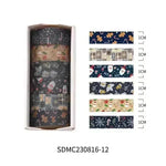 Creative Christmas Gift And Paper Adhesive Tape Journal Tape Christmas Decoration Material Cute Christmas Tape - EX-STOCK CANADA