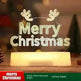 Christmas Decoration 3D Lamp Acrylic LED Night Lights New Year Valentines Day Christmas Kids Gift Christmas Ornaments - EX-STOCK CANADA