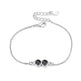 Double Bezel Setting Simple Language Bracelet - EX-STOCK CANADA