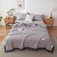 Pure Color Washed Cotton Summer Air Conditioning Duvet EX-STOCK Canada 