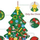 Children's DIY felt Christmas tree with lights - EX-STOCK CANADA