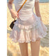 Sweet Girl Lolita High Waist Slimming Flounce Chiffon layered Mini Lace Skirt - EX-STOCK Canada