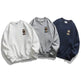 Men's Autumn Drop-shoulder Sleeve Round neck Oversized Pullover sweatshirts - EX-STOCK Canada
