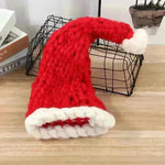 Christmas Plush Hat With Pompom Cute Winter Hat For Women Men Child - EX-STOCK CANADA
