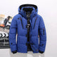 Outdoor Leisure Winter Thickened Hooded Men's Winter Puffer Coat - EX-STOCK Canada