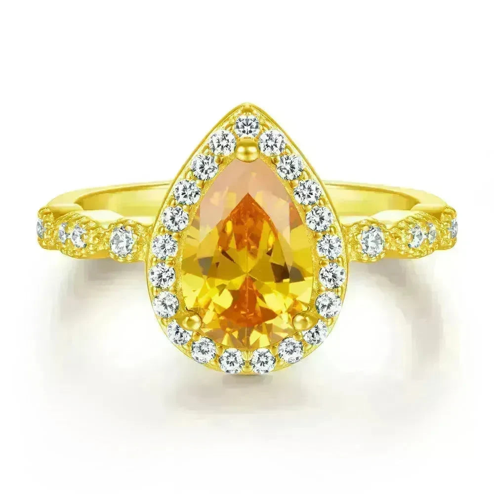 Fashion Ring Set Ladies 925 Sterling Silver Combination Wedding Ring women - EX-STOCK CANADA