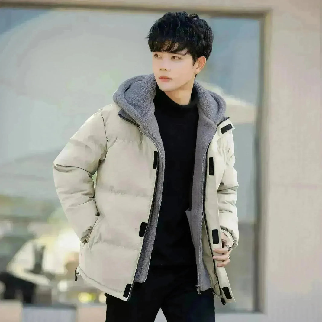 Polar Fleece Hooded  Winter Rain Puffer Jacket for Men - EX-STOCK CANADA