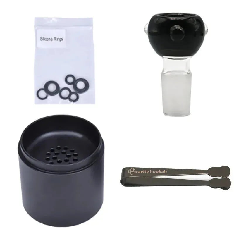 New Transparent Glass Gravity Hookah - EX-STOCK CANADA