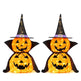 2Packs 3FT Halloween Collapsible Lighted Pumpkin Decoration, 176 LED Pop-Up Pumpkin Lamp With Cape, Plug In Halloween Jack-O-Lantern With Metal Stand For Indoor Outdoor Garden Patio Party Decor - EX-STOCK Canada