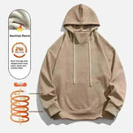 American Fleece Lined Drawstring Hoodie Sweatshirt Pullover for Men - EX-STOCK CANADA