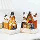 Christmas Decorations Resin Small House Luminous Ornaments - EX-STOCK CANADA