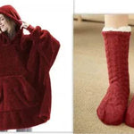 Thick Fleece Hooded Unisex Sweater Winter Double-sided Sweatshirt - EX-STOCK Canada