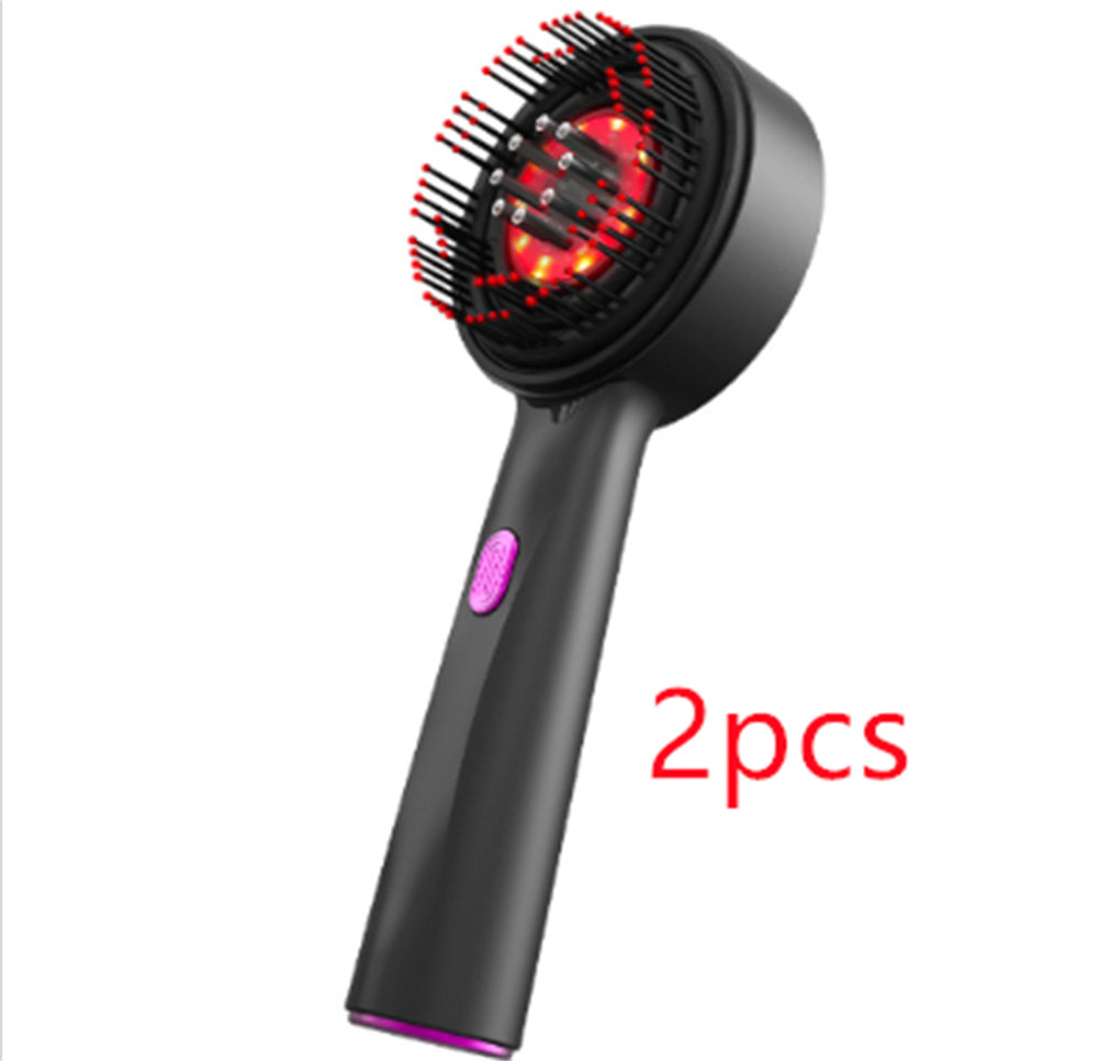 Electric Massage Comb Home Scalp Drain Comb Red Light Anti-slip Hair Care Multi-functional Massage Comb EX-STOCK Canada 