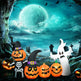 7.5ft Inflatable Halloween Pumpkin Ghost Family, Blow Up LED Display For Garden Indoor Outdoor - EX-STOCK Canada