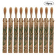 10pcs  Bamboo toothbrushes - EX-STOCK CANADA