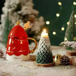 Christmas Tree Silicone Molds For DIY Christmas Creative Atmosphere Decoration Handmade Fragrant Candles - EX-STOCK CANADA