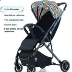 Pull Rod Type Summer Ultra-light Stroller Four Minus EX-STOCK Canada 