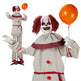 5.7ft Eye Red Light Vibration Clown Sound Voice Control, Standing Balloon Clown, Battery Model - Battery Not Included, Halloween Standing Decoration - EX-STOCK Canada
