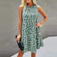 Women Summer Dot Print Sleeveless Loose Swing T-Shirt Dress With Pocket Casual Tank Mini Dresses Sundress - EX-STOCK CANADA