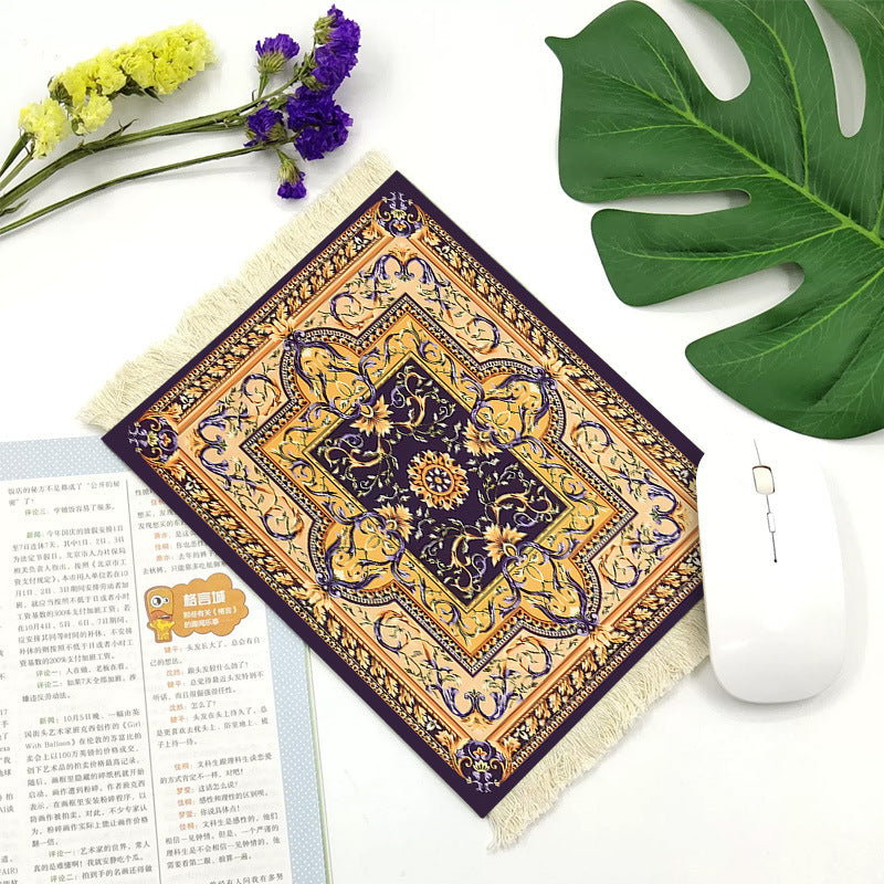 Office mouse pad, Suede fringe mouse pad Hot rubber  Bohemian style Hypersku