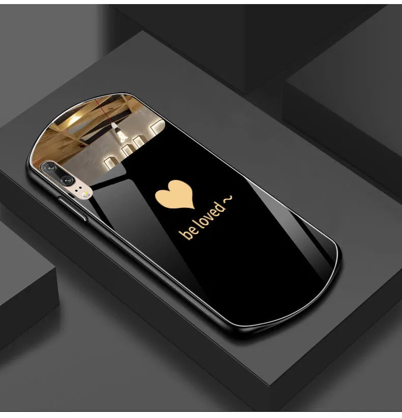 Love Touch - Up Mirror Glass Phone Case - EX-STOCK CANADA