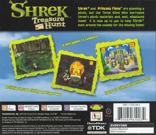 SHREK - CHASSE AU TRÉSOR 