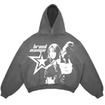 Men's And Women's Fashion Punk Design Fleece Printed Hoodie top - EX-STOCK CANADA