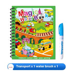 Children's Magic Water Painting Book for Kids – 8 Themes (Ages 4–6)