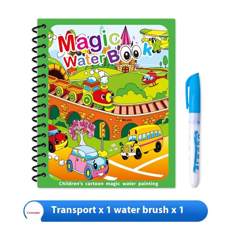 Children's Magic Water Painting Book for Kids – 8 Themes (Ages 4–6)
