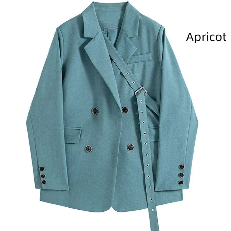 Design Niche Laced Blue Blazer Women - EX-STOCK CANADA