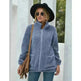 New Autumn Winter Zip up Plush Cardigan Sweater for Women - EX-STOCK CANADA