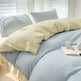 Solid Color Four-piece Set Simple Washed Sanding Duvet Cover EX-STOCK Canada 