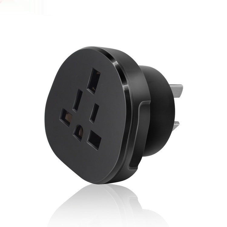 US/UK to AU Power Adapter – Multi-Function Travel Socket (Black & White)