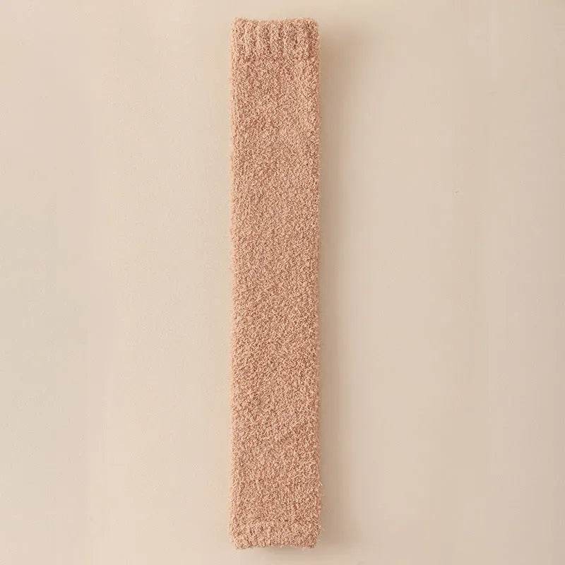 Winter Warm Plush Socks Women Dual-purpose Protection Heel And Knee Sock For Olds - EX-STOCK Canada