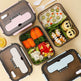 Portable Kids Bento Plastic Lunch Box with Cutleries - EX-STOCK Canada