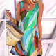 Graffiti Print Sleeveless mini Sundresses Women Summer Beach Dresses - EX-STOCK Canada