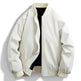 Autumn Casual All-matching Plain Baseball Uniform Cardigan Jacket Men - EX-STOCK Canada