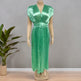 Summer V-neck Pleated Dress INS Fashion Casual Loose Zip Sleeveless Dresses For Women Clothing 