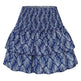 Leisure Versatile Lotus Leaf Women's Mini layered Skirt - EX-STOCK Canada