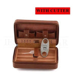 Travel Cigar Humidor - Best Portable Leather Travel Cigar Humidifier Box - EX-STOCK Canada