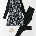 Muslim Women's Long-sleeved Trousers Two-piece Swimsuit - EX-STOCK Canada