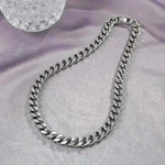 Thick Cuban Link Chain Titanium Steel Necklace Clavicle Chain - EX-STOCK CANADA