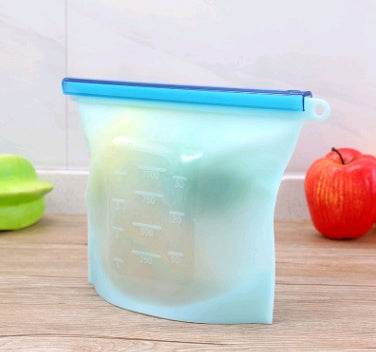 Reusable Silicone food storage bag vacuum sealed bag - EX-STOCK Canada