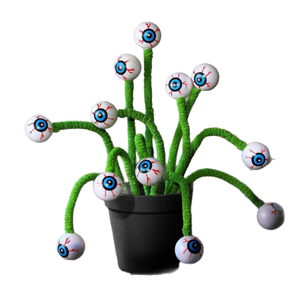 Halloween Three-dimensional Eye Beads Twig Cutting Bouquet Creative Funny Decoration - EX-STOCK Canada