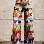 Plus-size Womens Casual Pants Lightweight Denim-look 