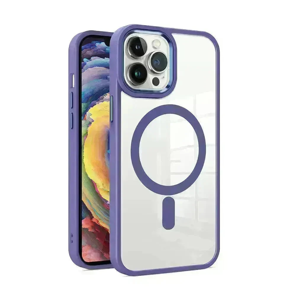 Magnetic Case Transparent Phone Case Protective Cover - EX-STOCK CANADA